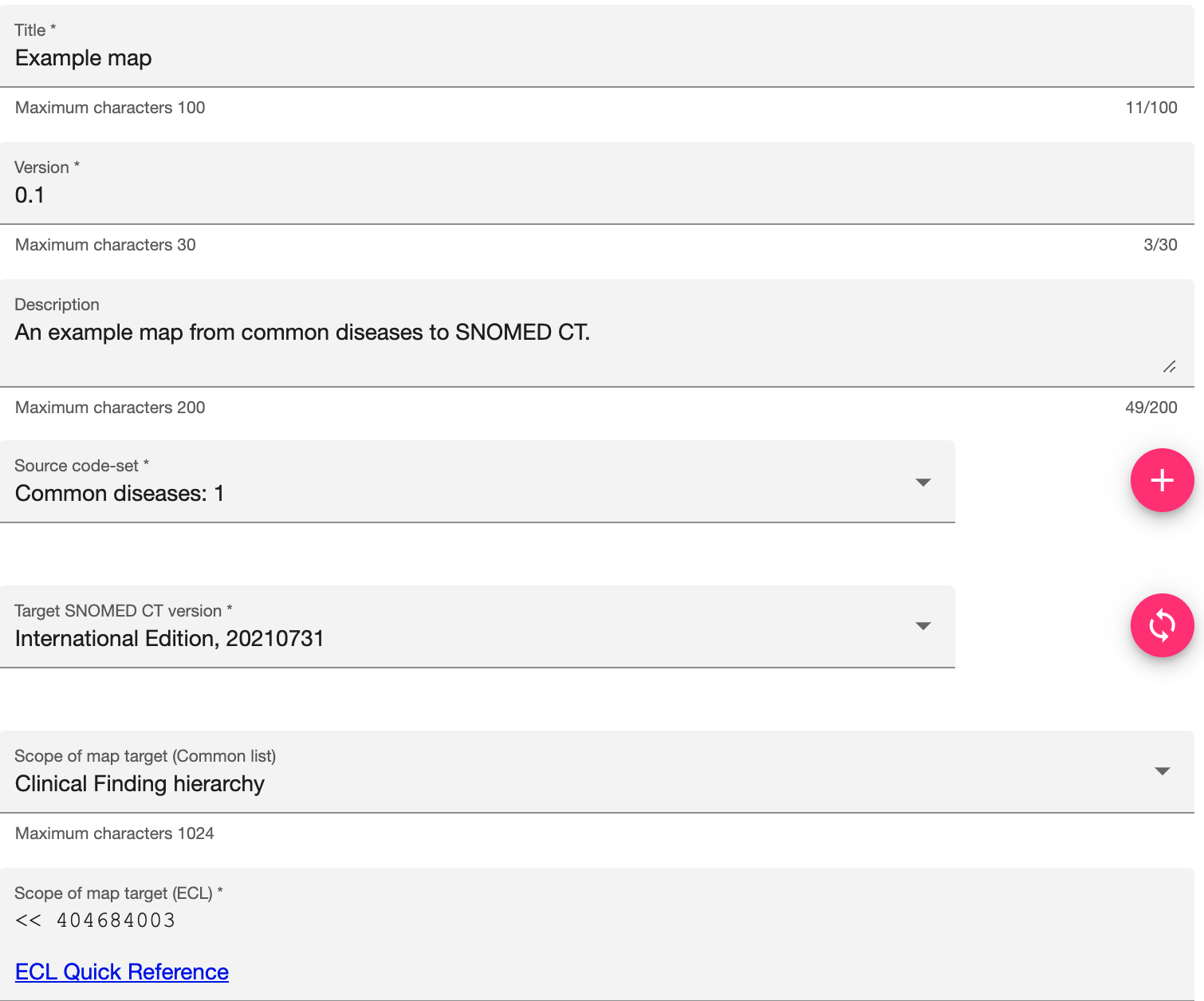 WIP Snap2SNOMED User Guide > 2.2 Create a New Map > image-2025-2-6_8-47-58.png